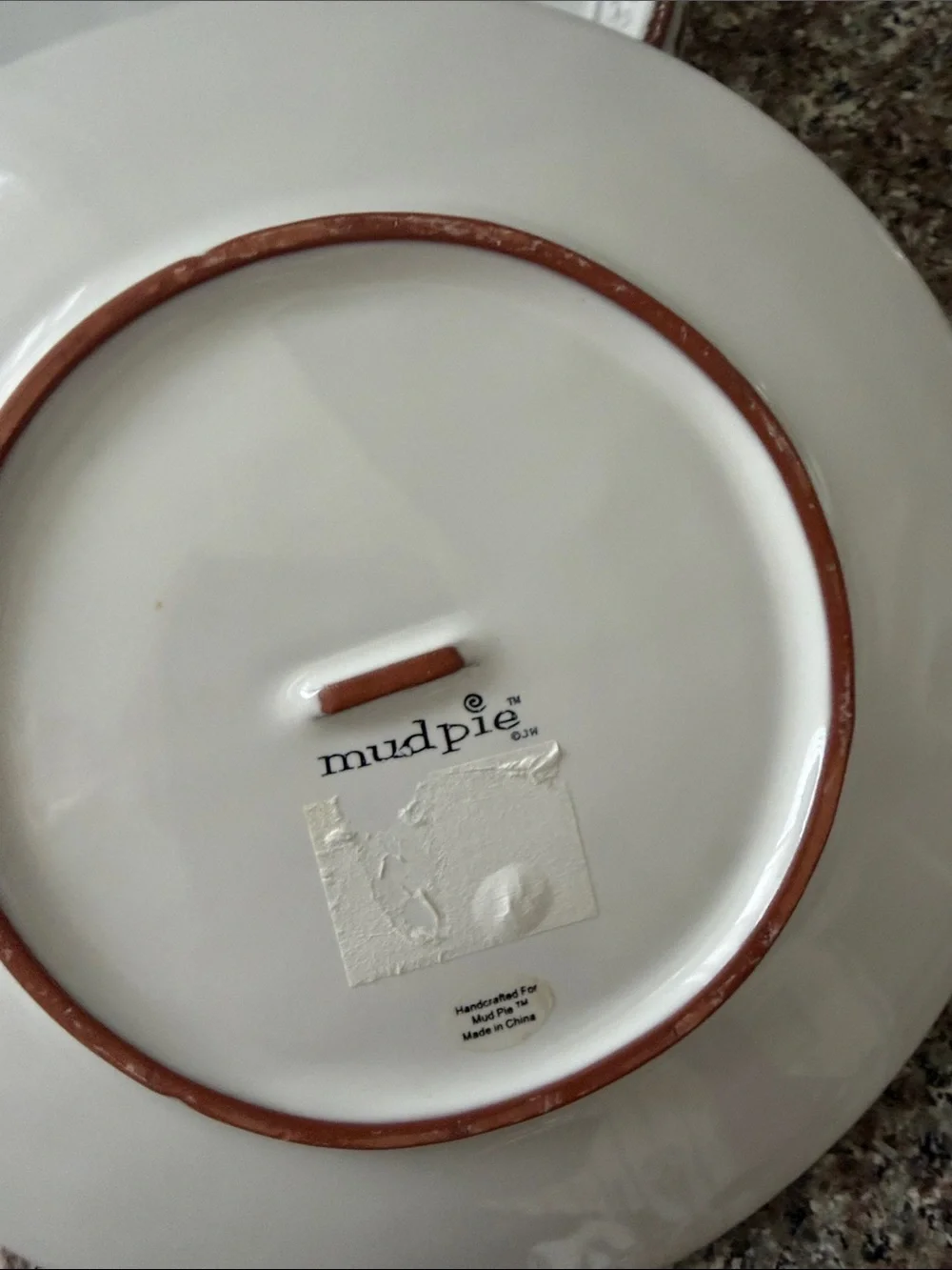 Mudpie Sanibel salad/dessert plates set of 4